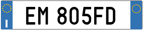 Truck License Plate